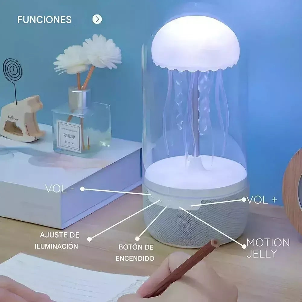 Lámpara LED Medusa Parlante Bluetooth (Multicolor)